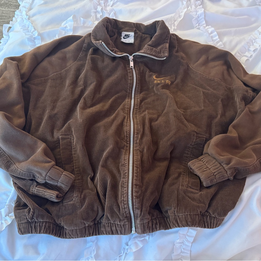 Nike brown zip up